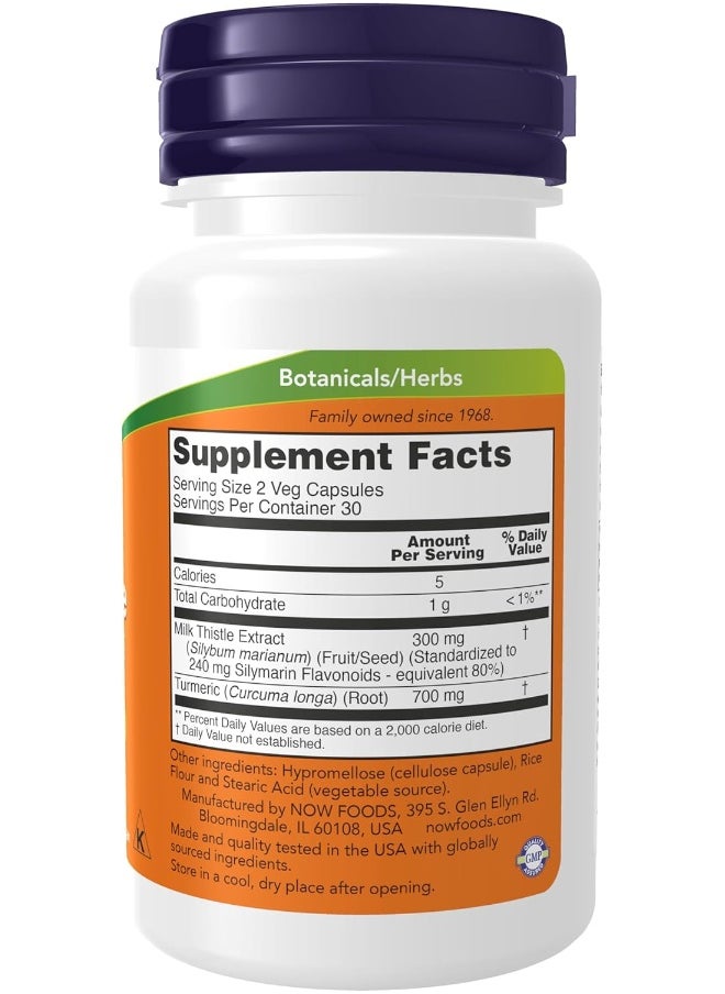 Now Foods - Silymarin Milk Thistle Extract 150 Mg. - 60 Vegetarian Capsules