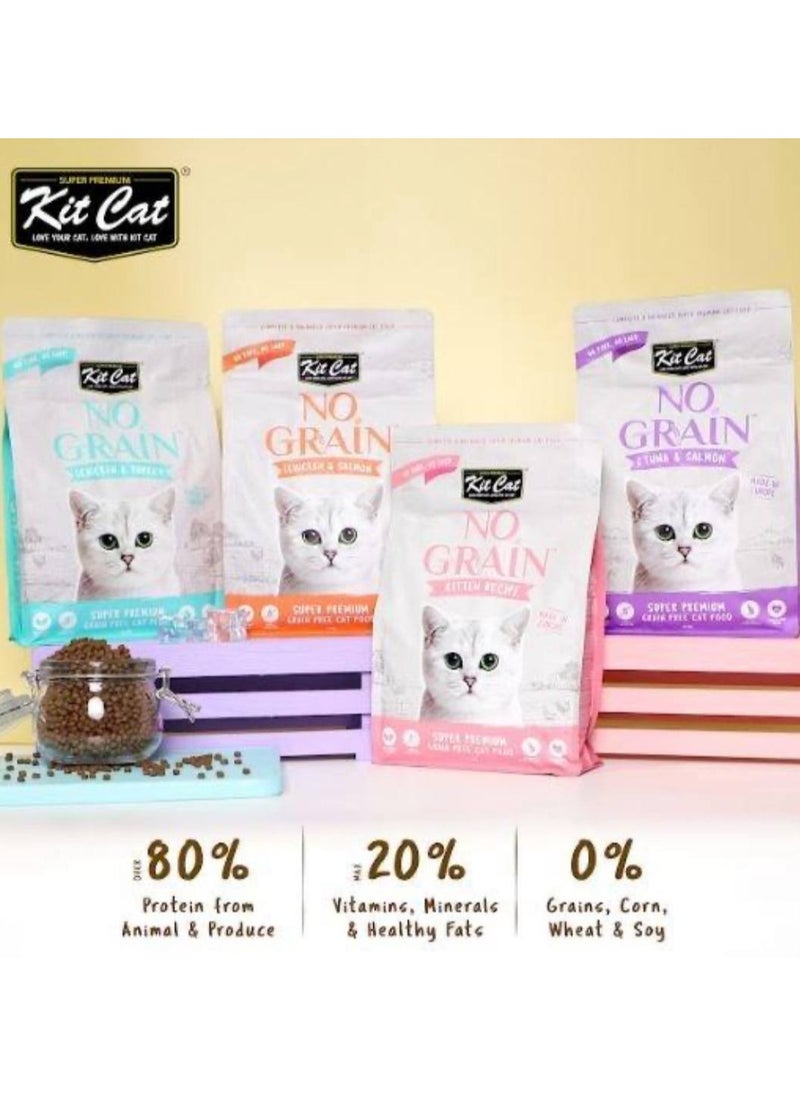 Kit Cat No Grain Chicken And Salmon - 1Kg