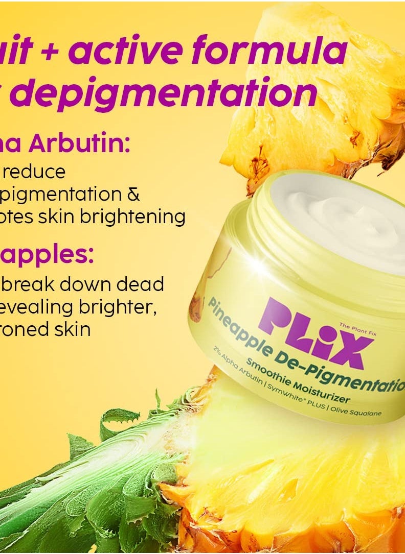 PLIX Skin Depigmentation Pineapple Face Cream For Women & Men | Hyperpigmentation, Tan Removal & dark Spot Corrector | With Alpha Arbutin &...