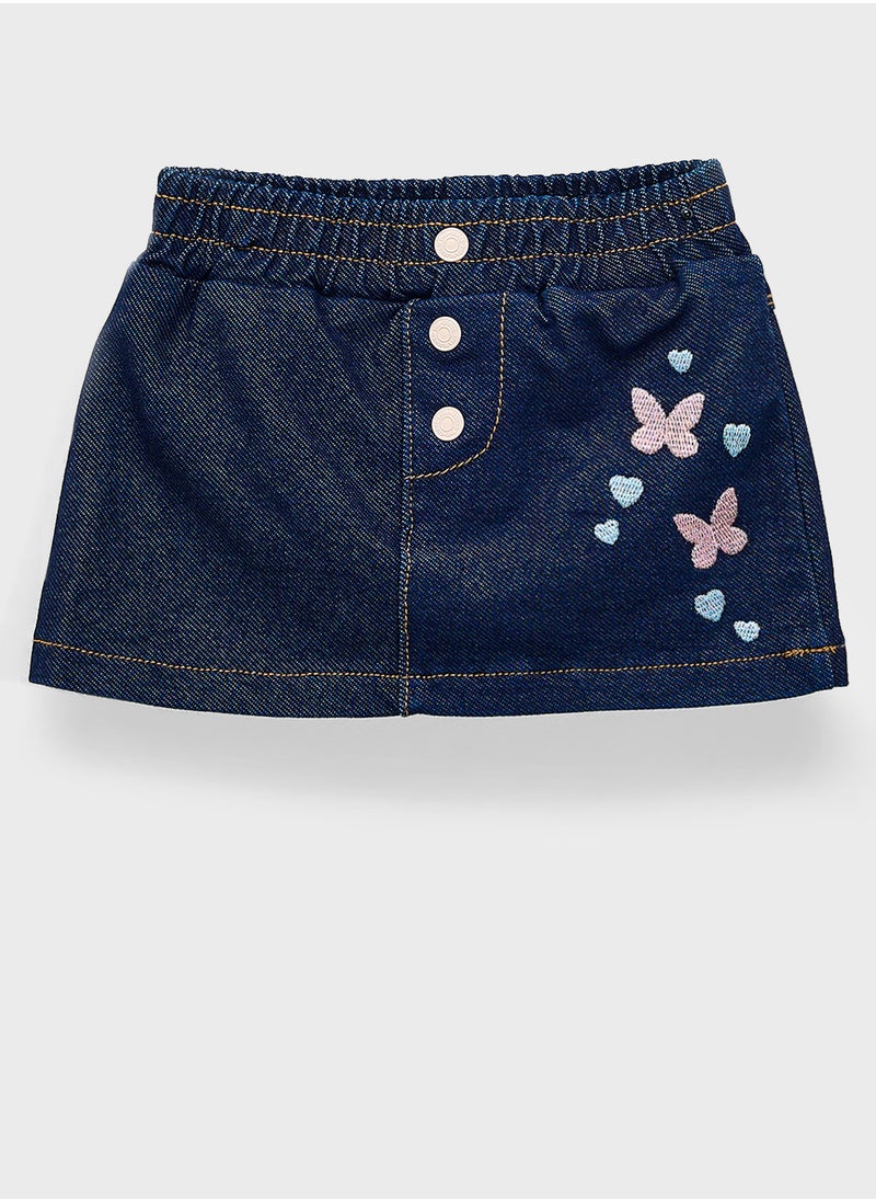 Kids Printed T-Shirt & Skirt Set