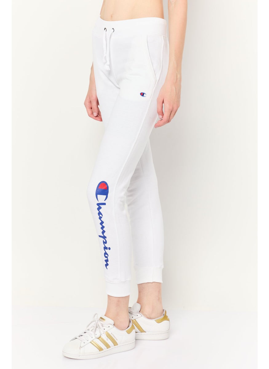 Women Loose Fit Outdoor Sweatpants, White