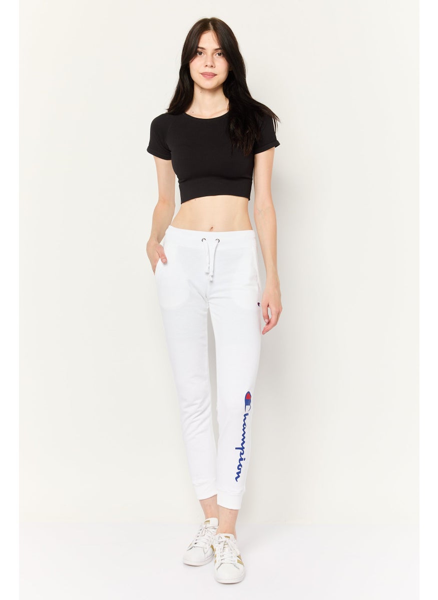 Women Loose Fit Outdoor Sweatpants, White