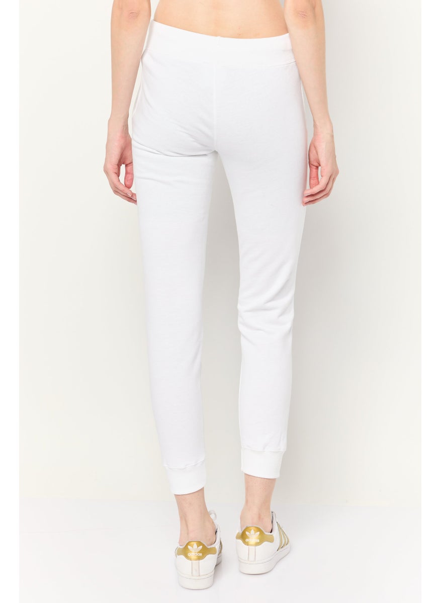 Women Loose Fit Outdoor Sweatpants, White