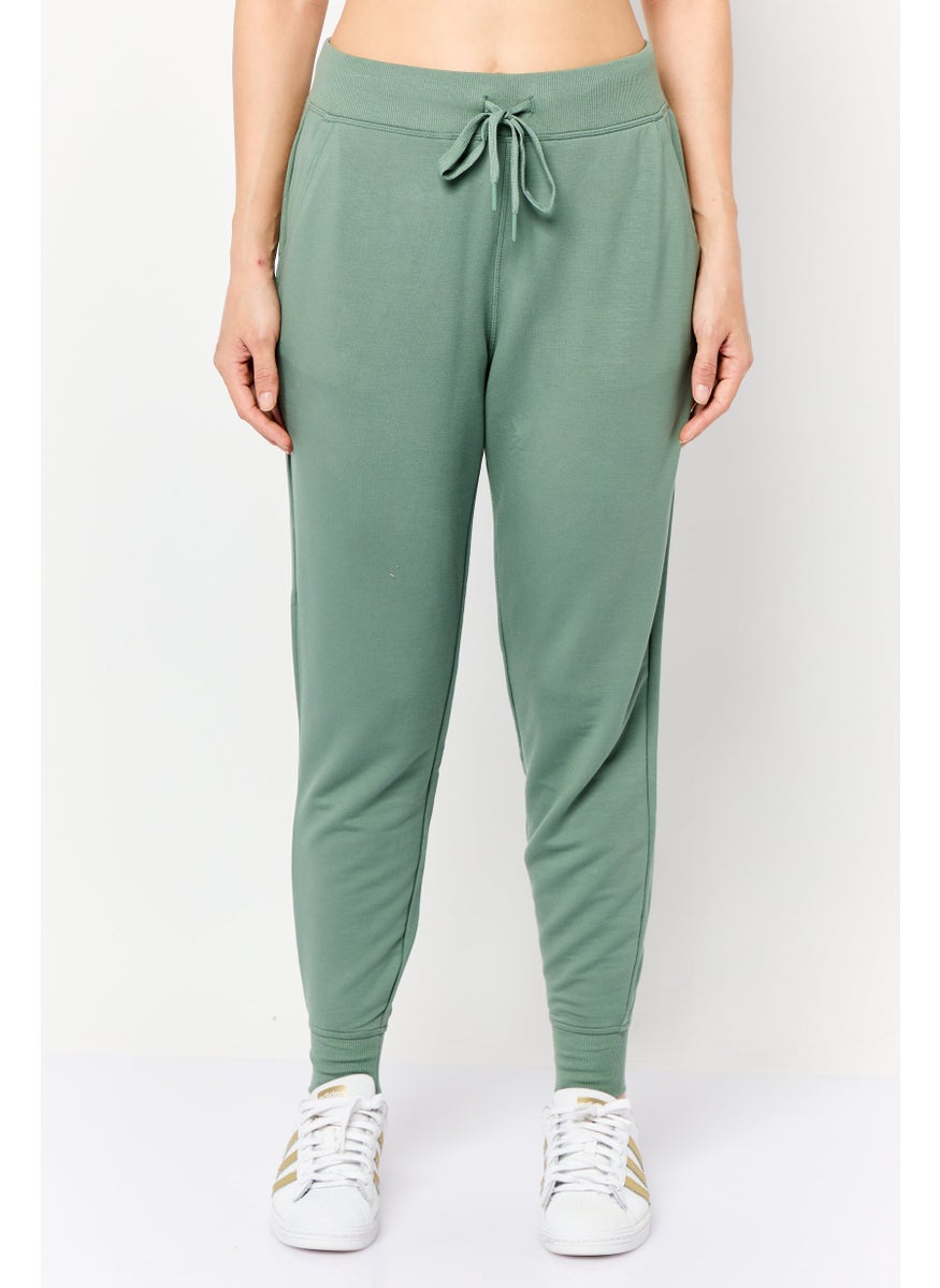 Women Sportswear Fit Outdoor Sweatpants, Sage Green