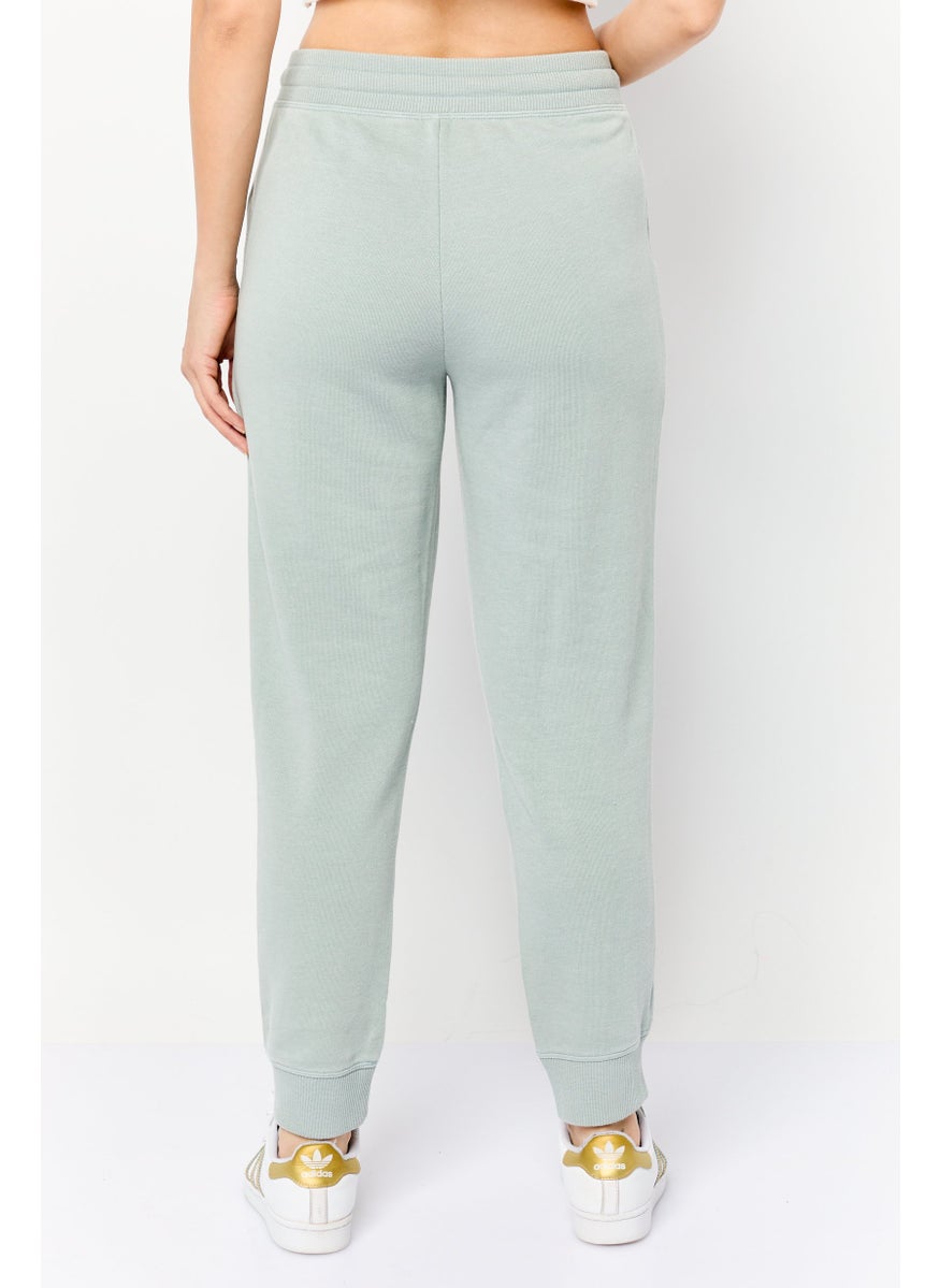 Women Regular Fit Textured Sweatpants, Sage