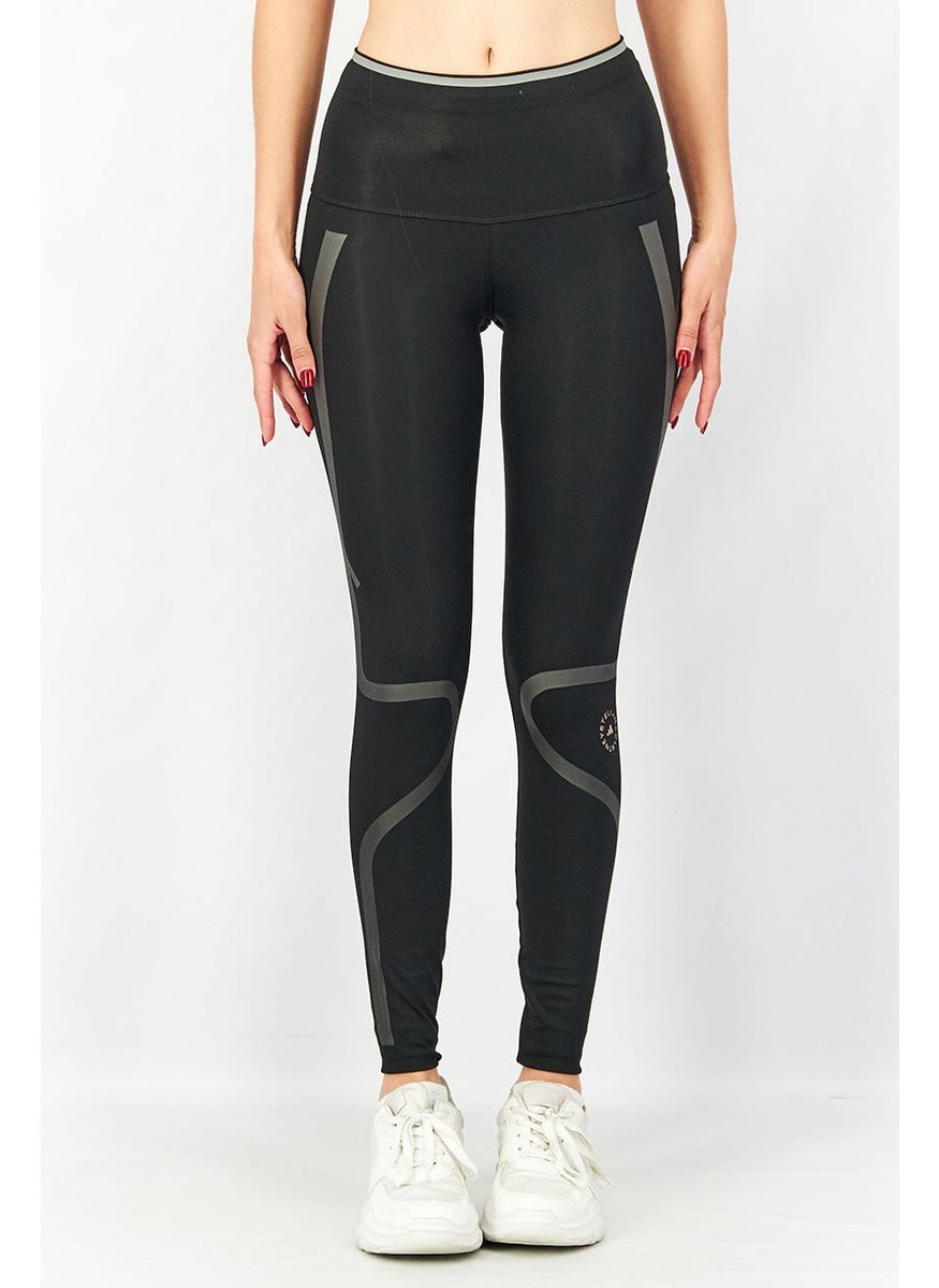 Women Sportswear Fit Training Tights, Black