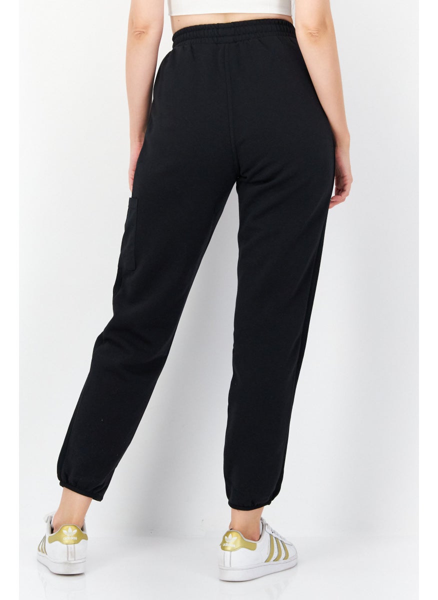 Women Sportswear Fit Training Pants, Black