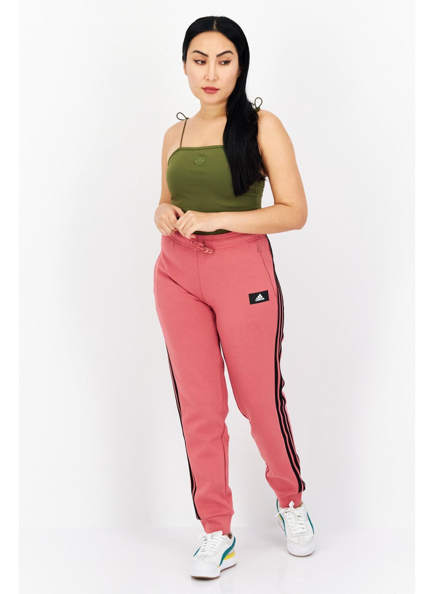 Women Sportswear Fit Brand Logo Training Sweatpants, Pink