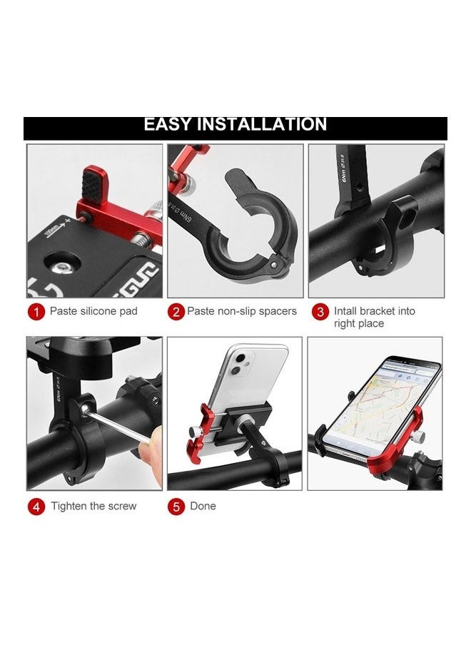 360° Rotation Adjustable Motorcycle Phone Mount Holder