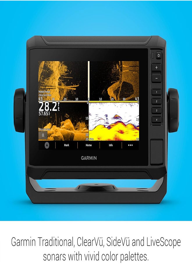 Garmin ECHOMAP UHD2 72sv Without Transducer, 7” Touchscreen Chartplotter, Worldwide Basemap
