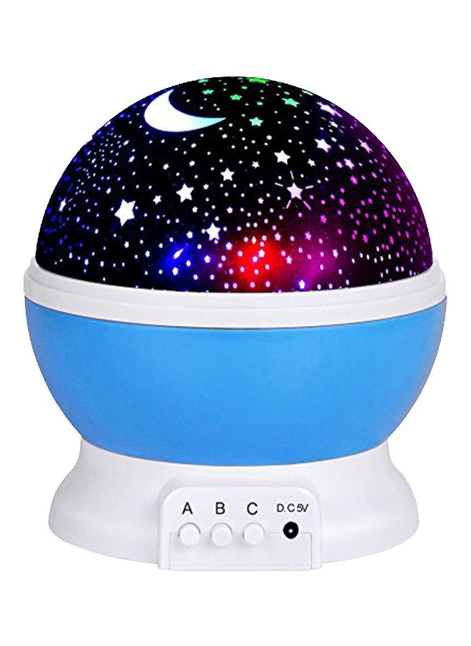 Rotary Flashing Star Moon Projector Night Light