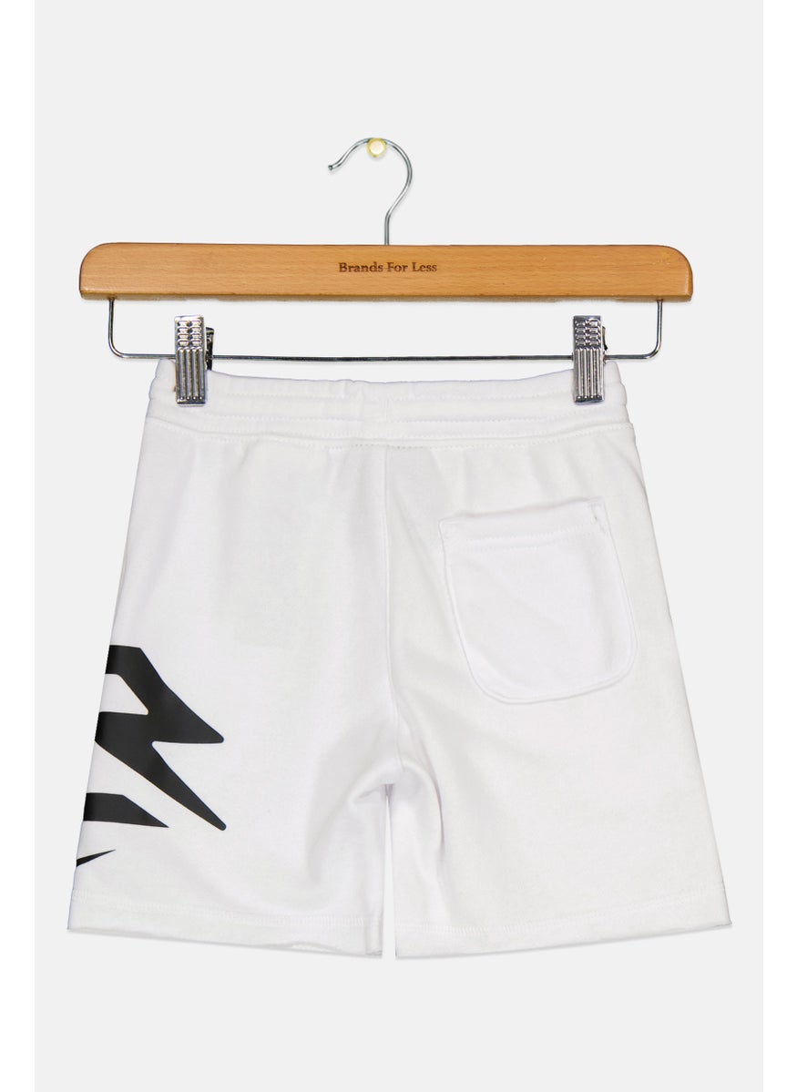 Toddlers Boy Sportswear Fit Running Short, White