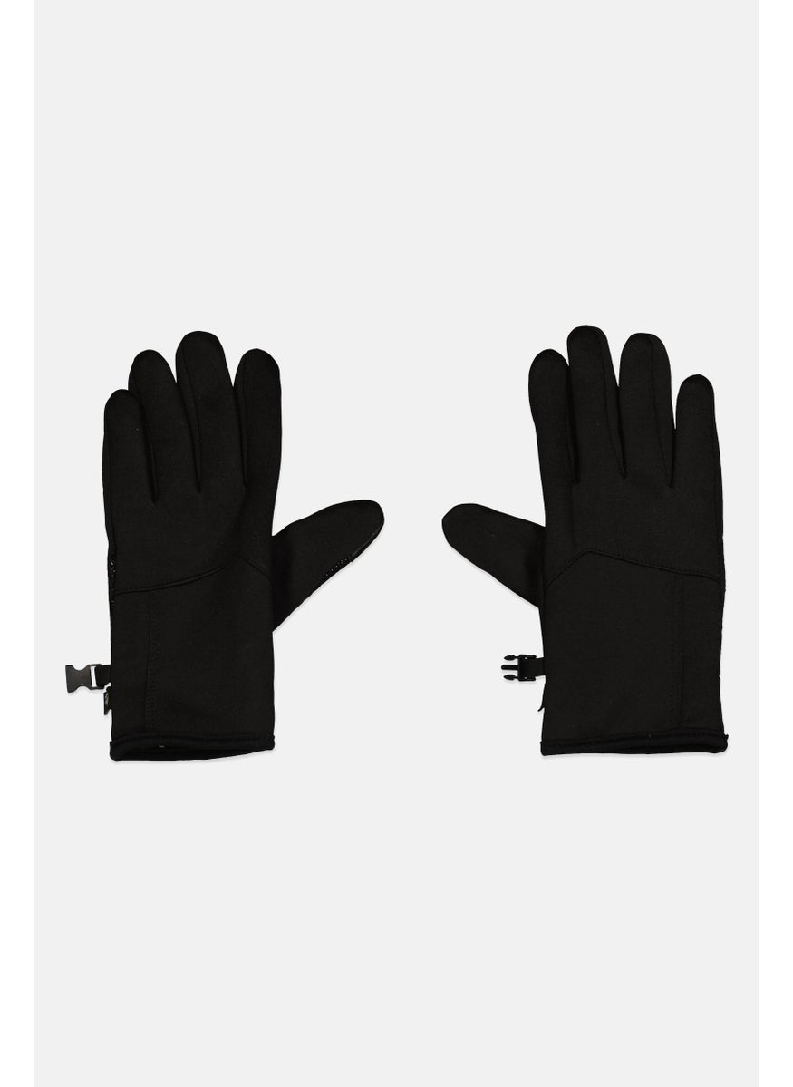 Men 1 Pair Active Gloves, Black
