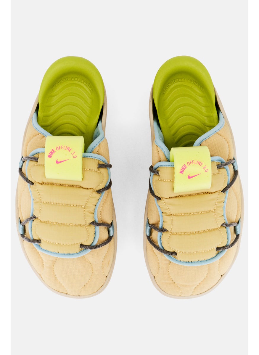 Men Offline 30 Slip On Mule, Yellow Combo