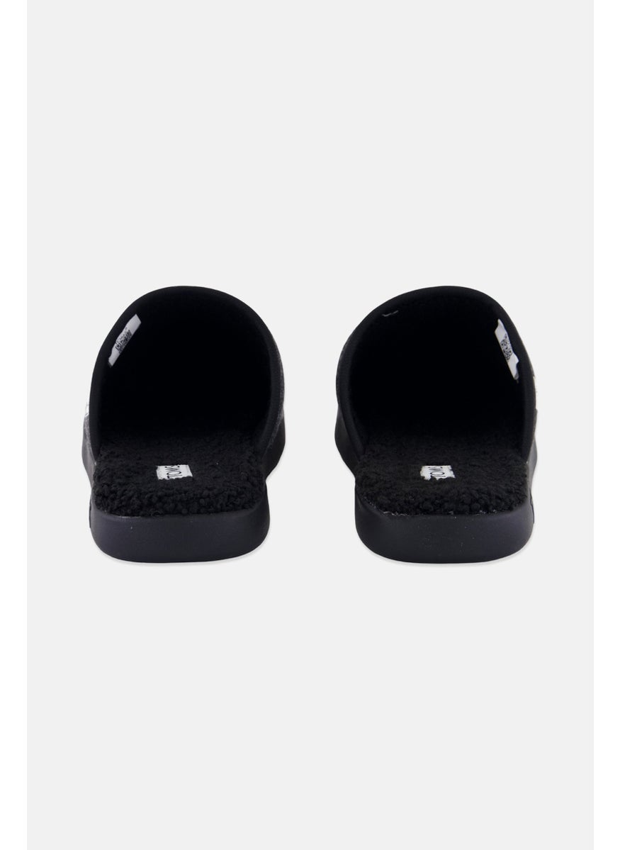 Men Harbor Quilted Slip On Clogs, Black