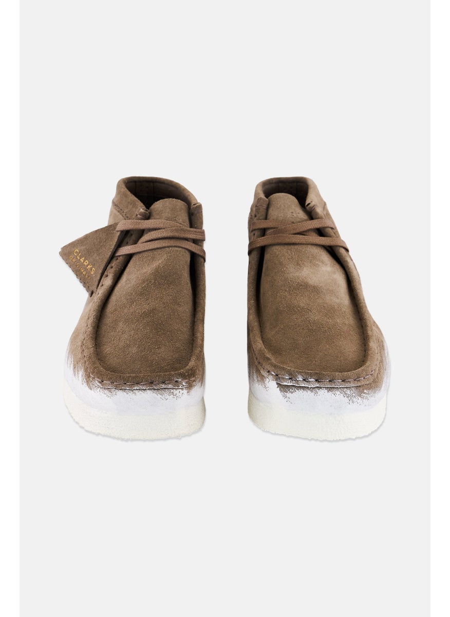 Men Lace Up Casual Shoes, Sage