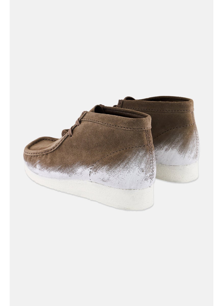 Men Lace Up Casual Shoes, Sage