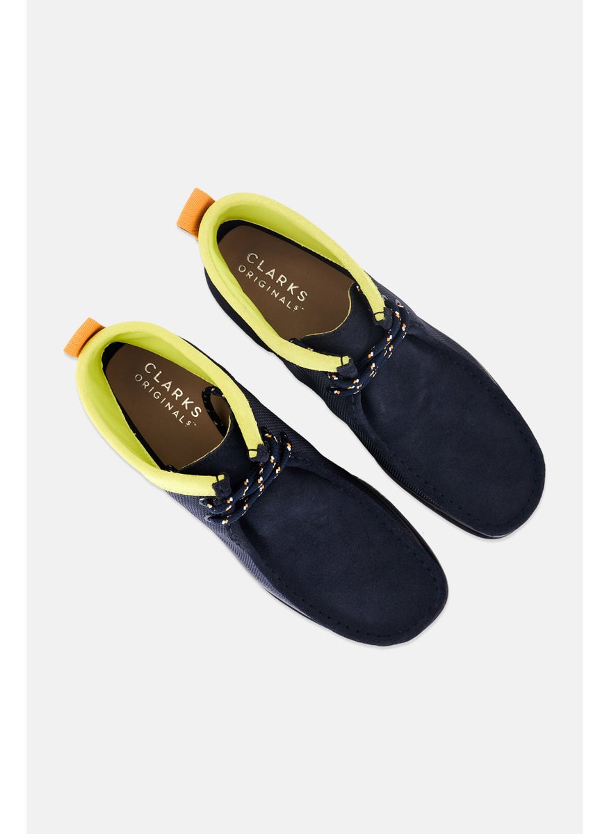 Men Standard Lace Up Casual Shoes, Navy