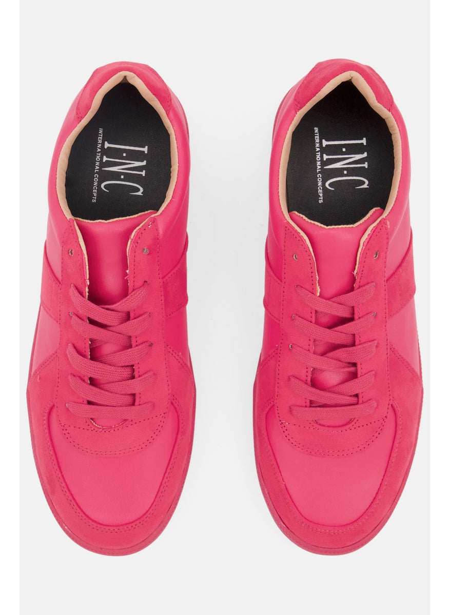 Men Harlan Lace Up Casual Shoes, Red