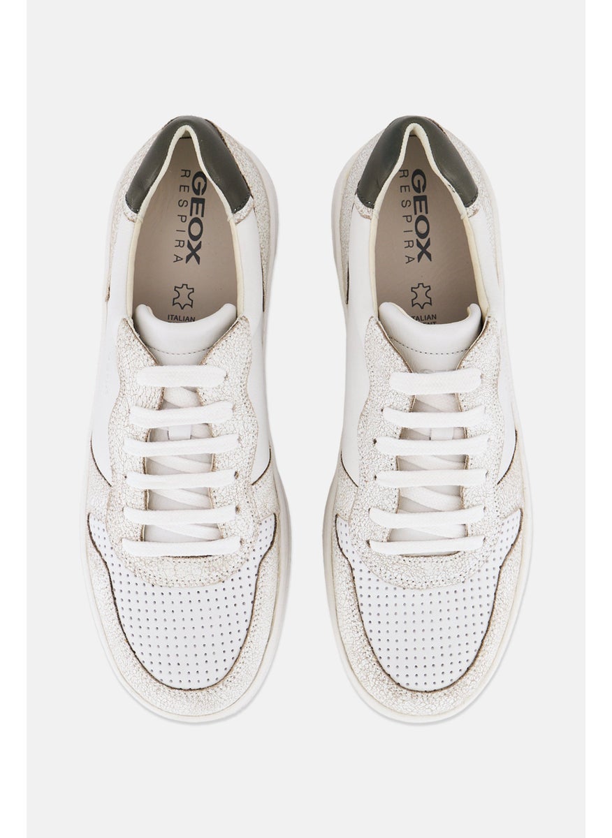 Men Lace Up Casual Shoes, White