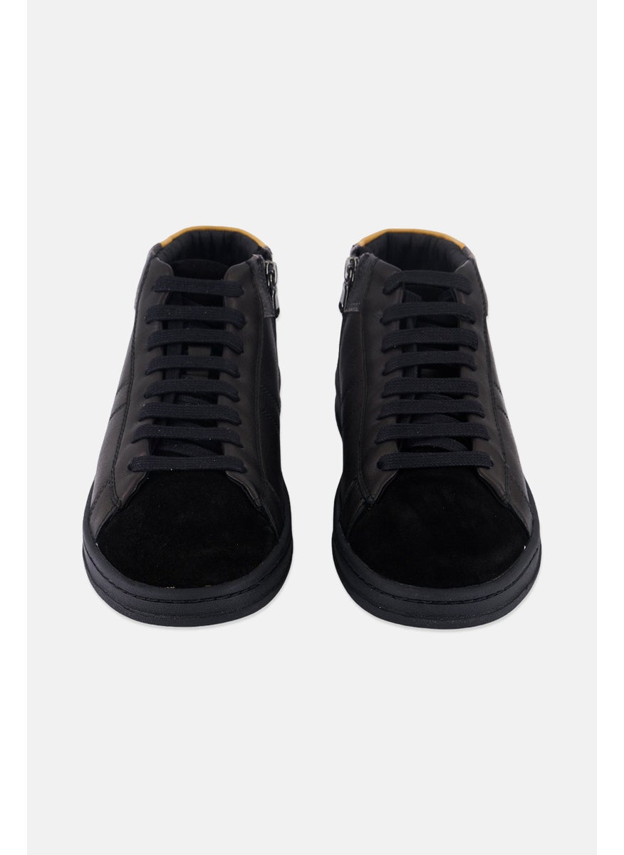 Men U Magnete H Lace Up Casual Shoes, Black