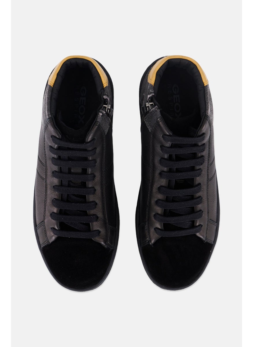 Men U Magnete H Lace Up Casual Shoes, Black