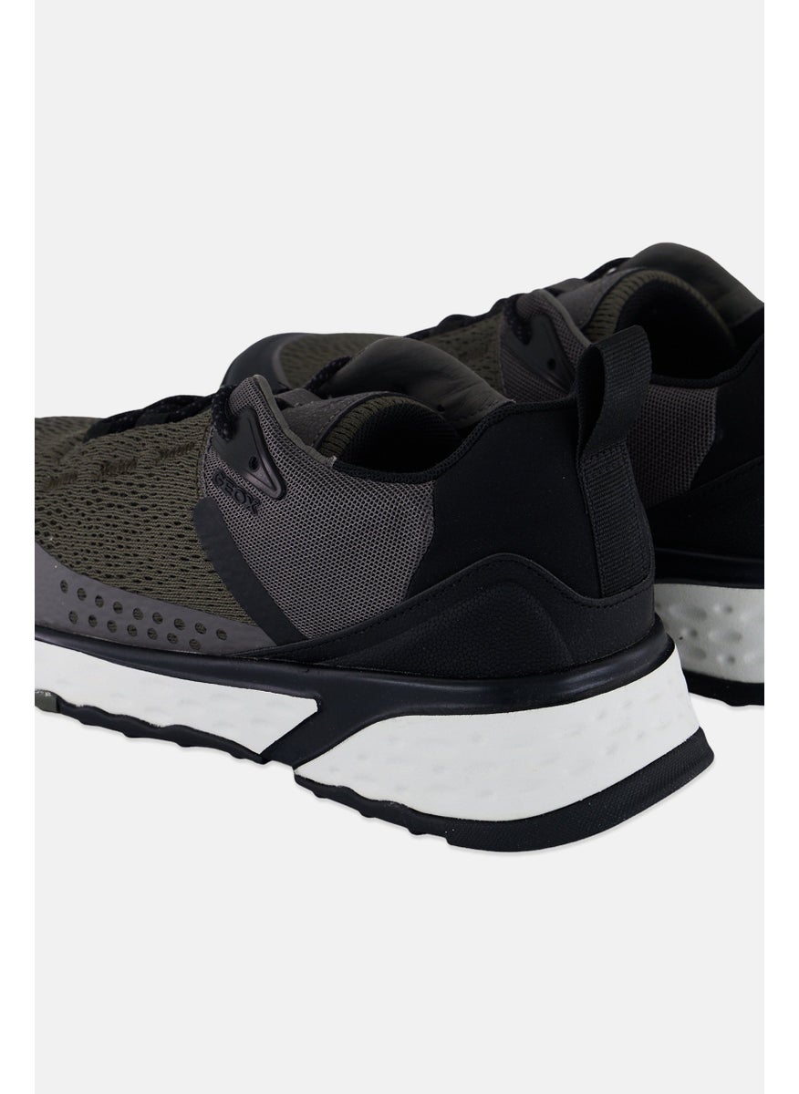 Men Lace Up Casual Sneaker, Olive