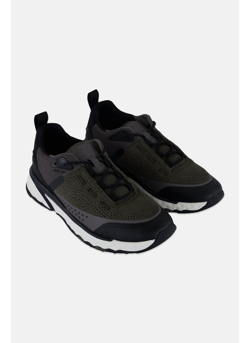 Men Lace Up Casual Sneaker, Olive