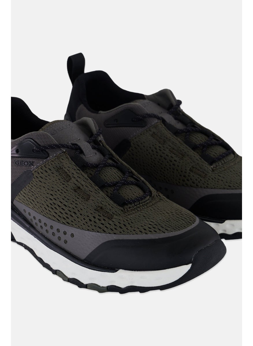Men Lace Up Casual Sneaker, Olive