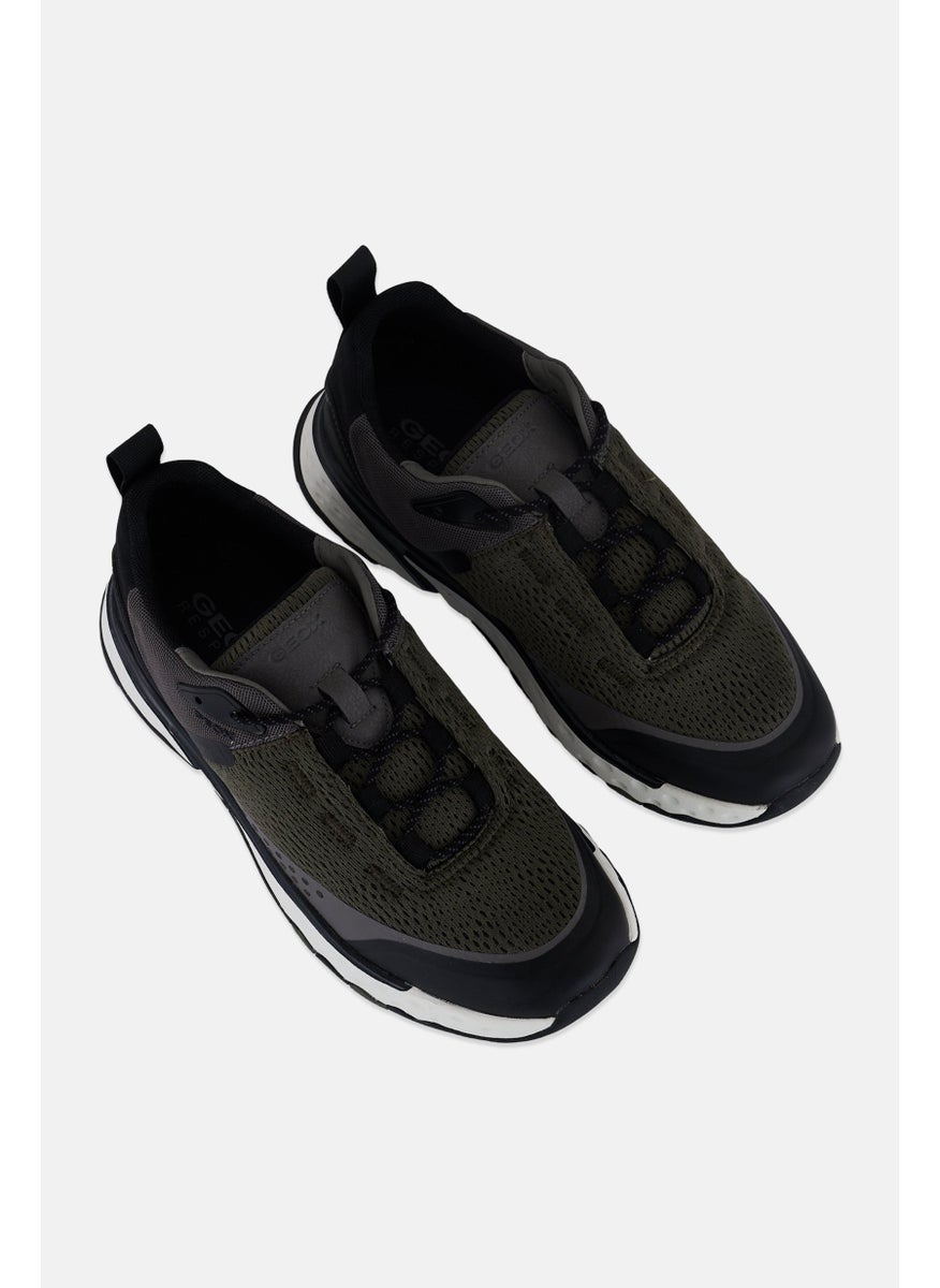 Men Lace Up Casual Sneaker, Olive