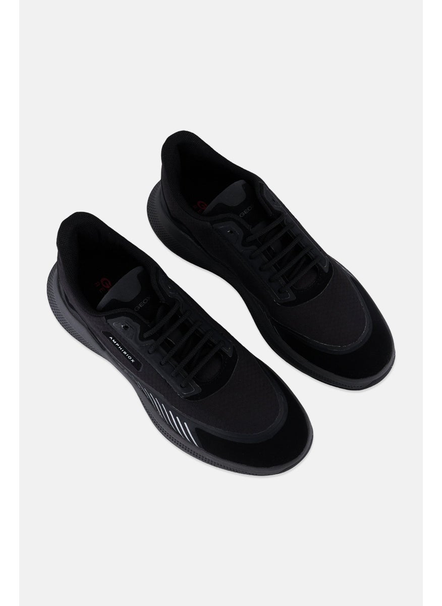 Men U PG1X ABX A Lace Up Casual Shoes, Black