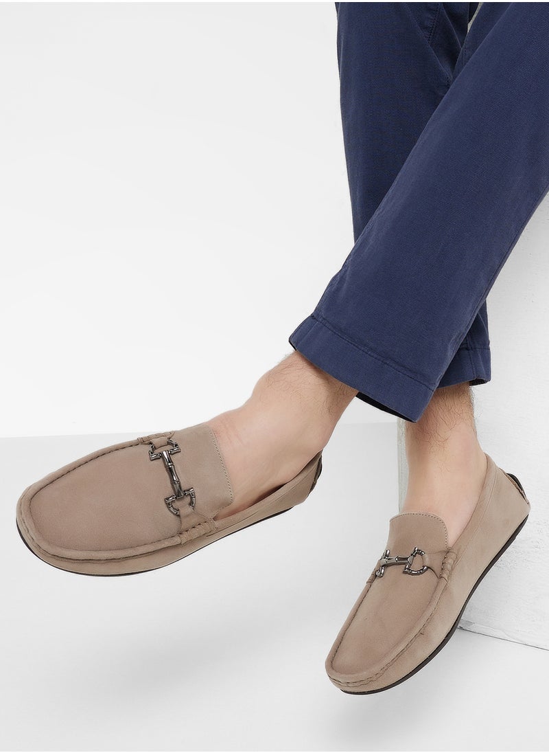 Genuine Suede Leather Loafers