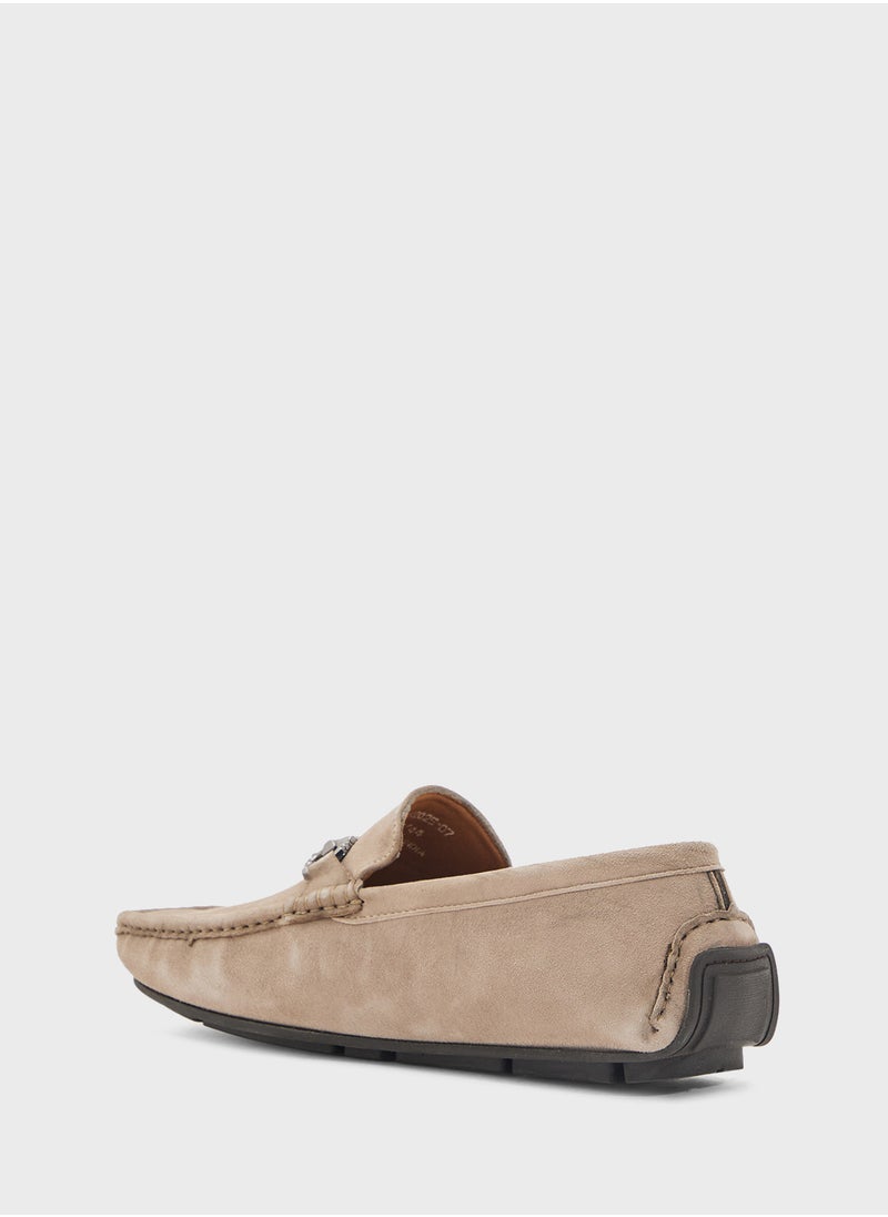 Genuine Suede Leather Loafers