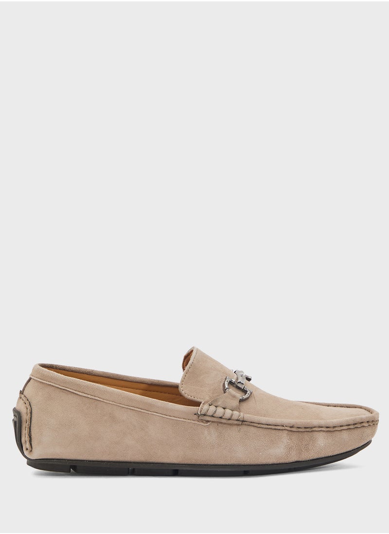 Genuine Suede Leather Loafers