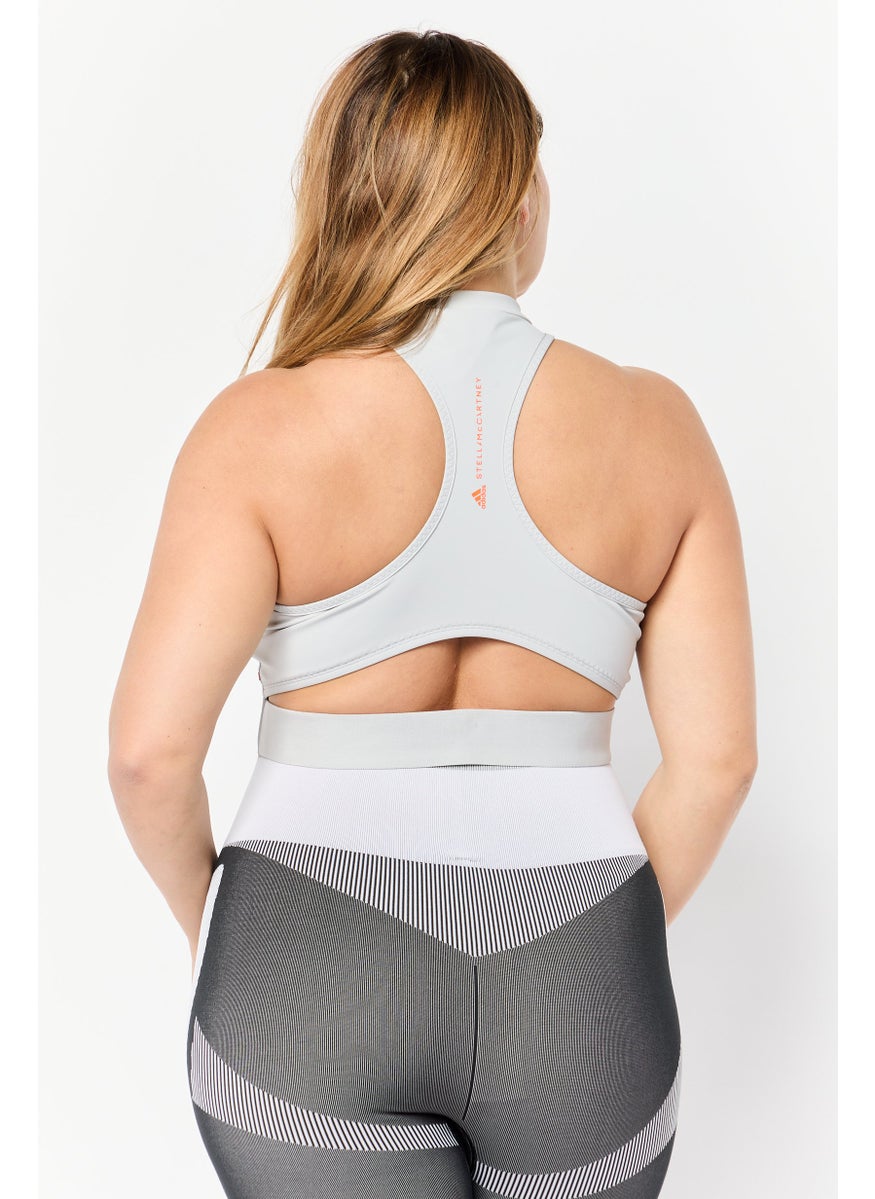 Women Sportswear Fit Sleeveless Training Tank Top, Grey