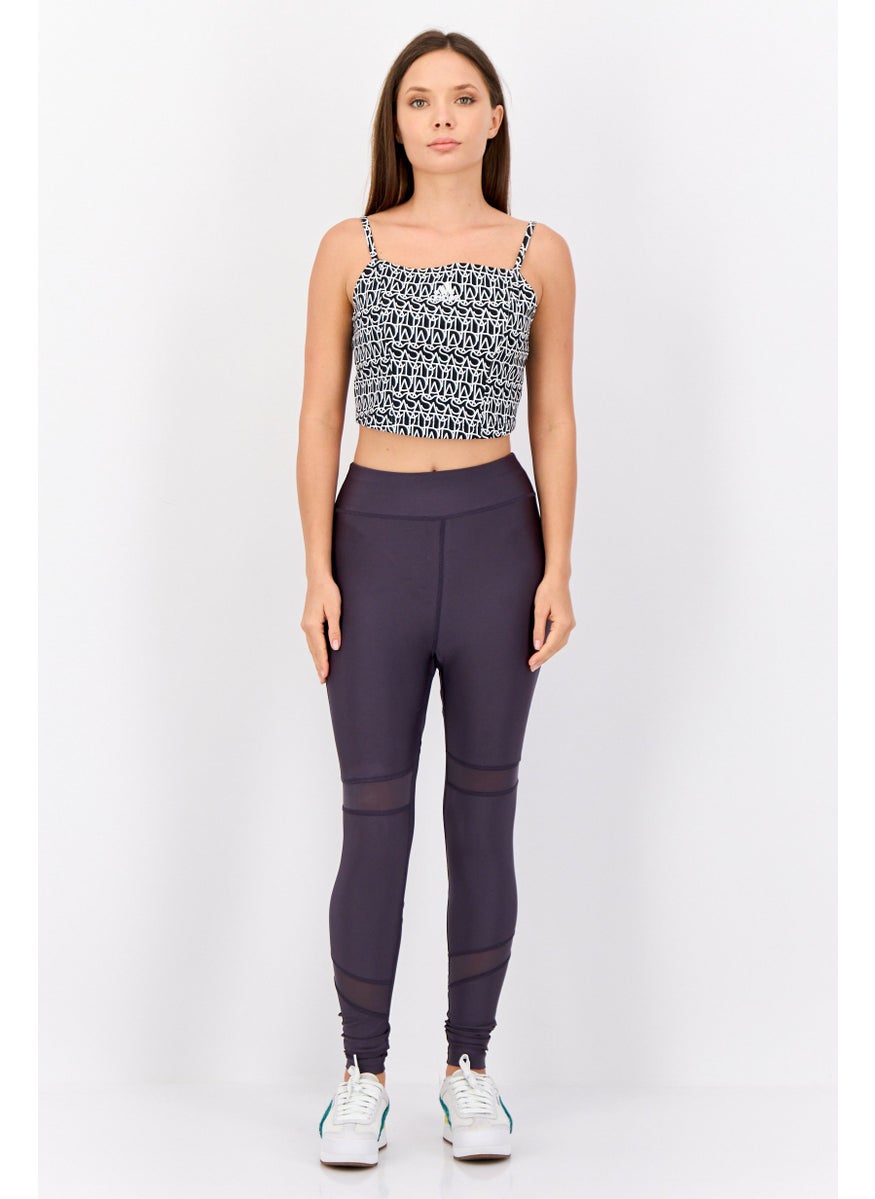 Women Sportswear Fit Sleevless Outdoor Tank Top, Black