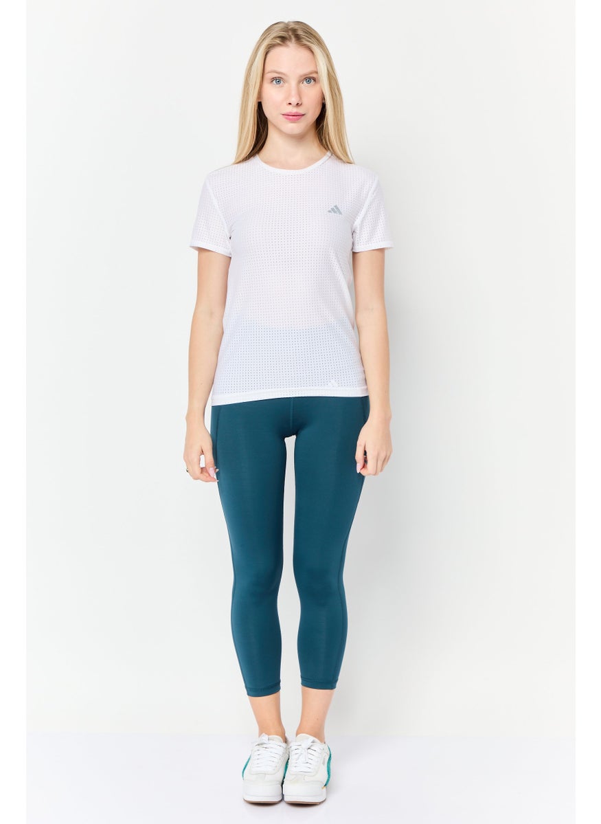 Women Sportswear Fit Short Sleeves Training Top, White