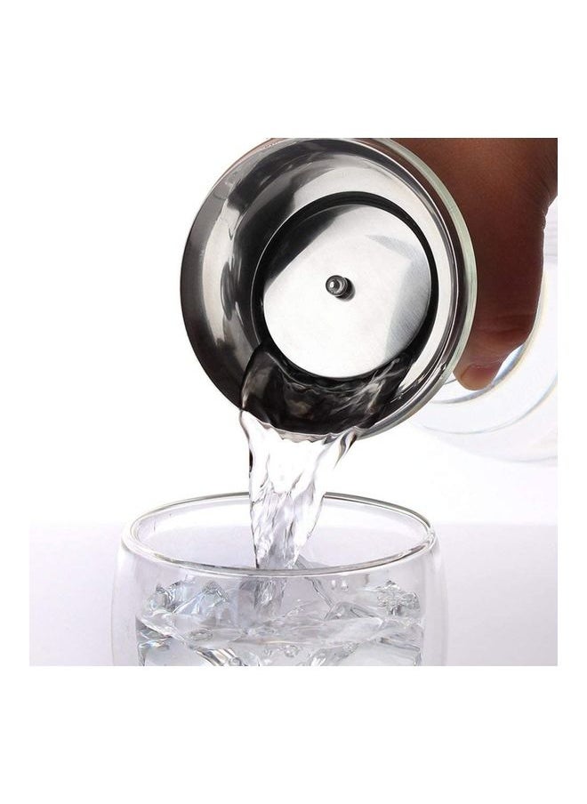 Heat Resistant Borosilicate Water Carafe Glass Pitcher clear