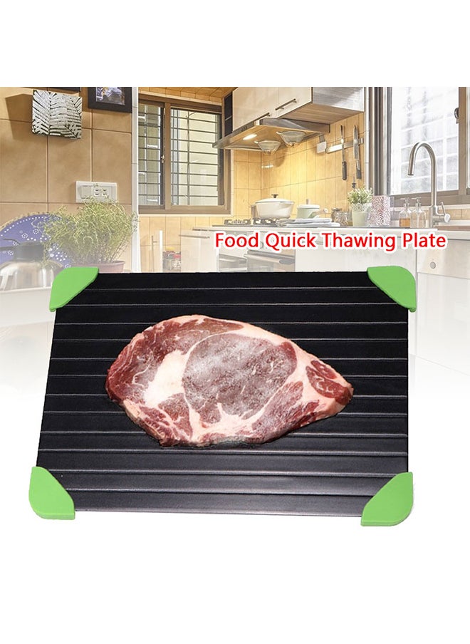 Aluminum Silicone Defrosting Plate Black/Green