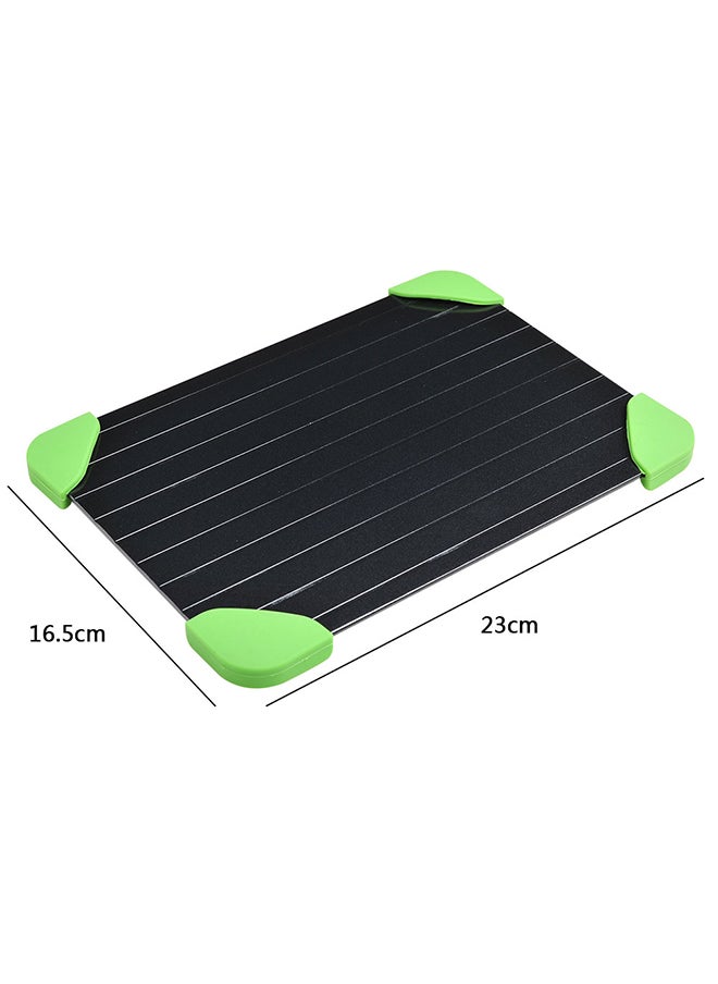 Aluminum Silicone Defrosting Plate Black/Green
