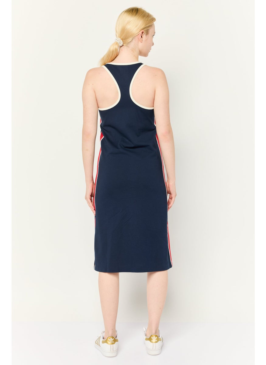 Women Textured Midi Dress, Multicolor