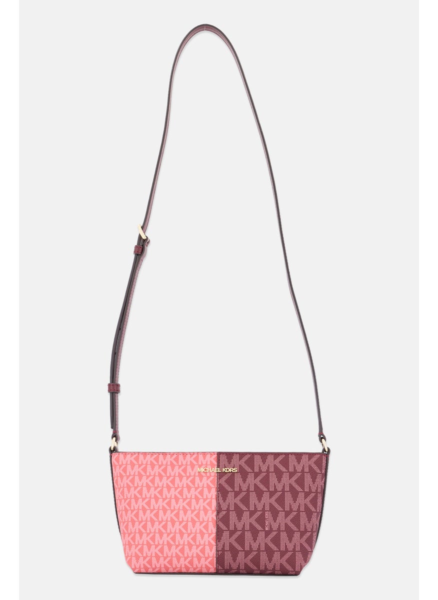 Women Brand Logo Cross Body Bag 15 H x 26 L x 8 W cm, Multicolor
