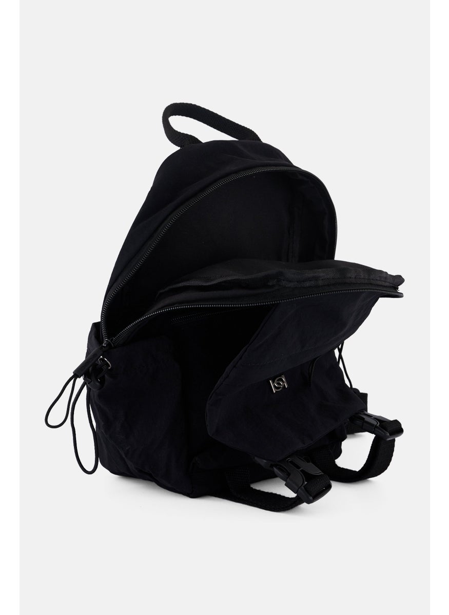 Women Brand Logo Cross Body Body Bag 19 L x 28 H x 13 W cm, Black