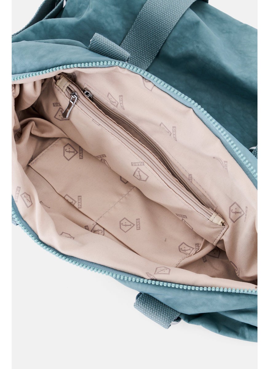 Women Brand Logo Cross Body Bag 41 L x 35 H x 0 W cm, Blue