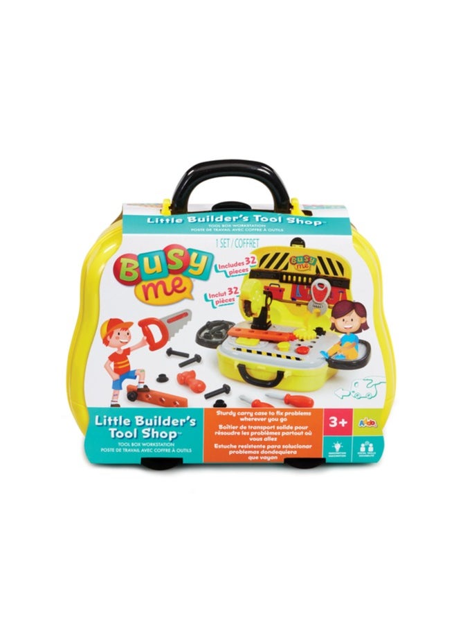 Addo Busy Me Little Builders Tool Shop V2 | Fix and Build! | Construction Tools | Workshop Playset | Interactive Playset | Imaginative Play | Role Play  | Pretend Play | Gift for Kids and Toddlers