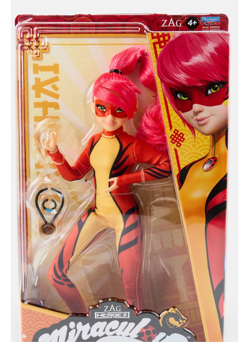 Lady Dragon Miraculous Shanghai Movie 10,5 inch Fashion Doll with Accessories, Multicolor