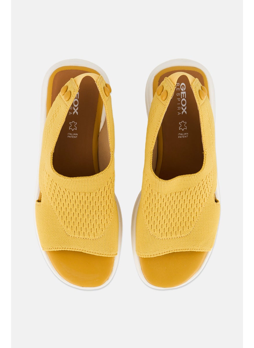 Women Slingback Sandal, Yellow