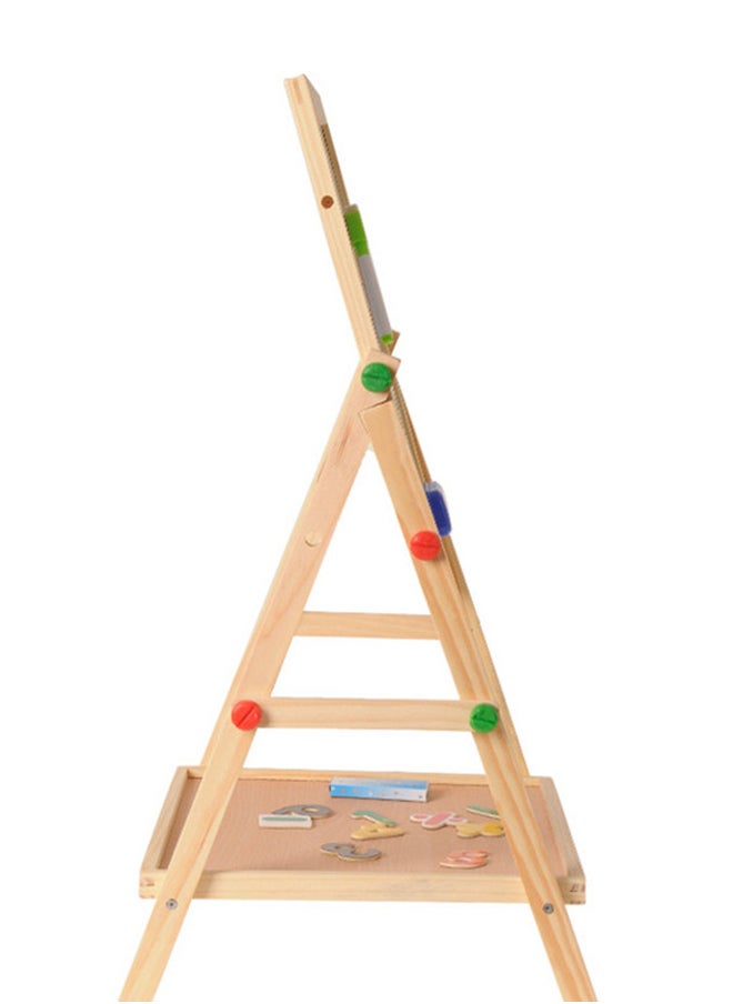 Multifunctional 2-In-1 Magnetic Board At One Side And Chalkboard On Other 50x4.5x36cm