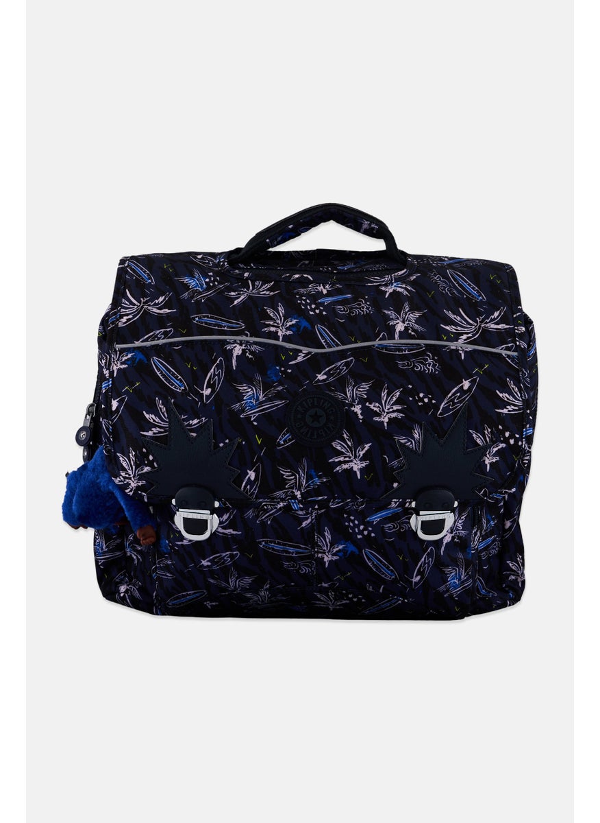 Women Allover Printed Backpack 35 H x 34,5 L x 14 W cm, Multicolor