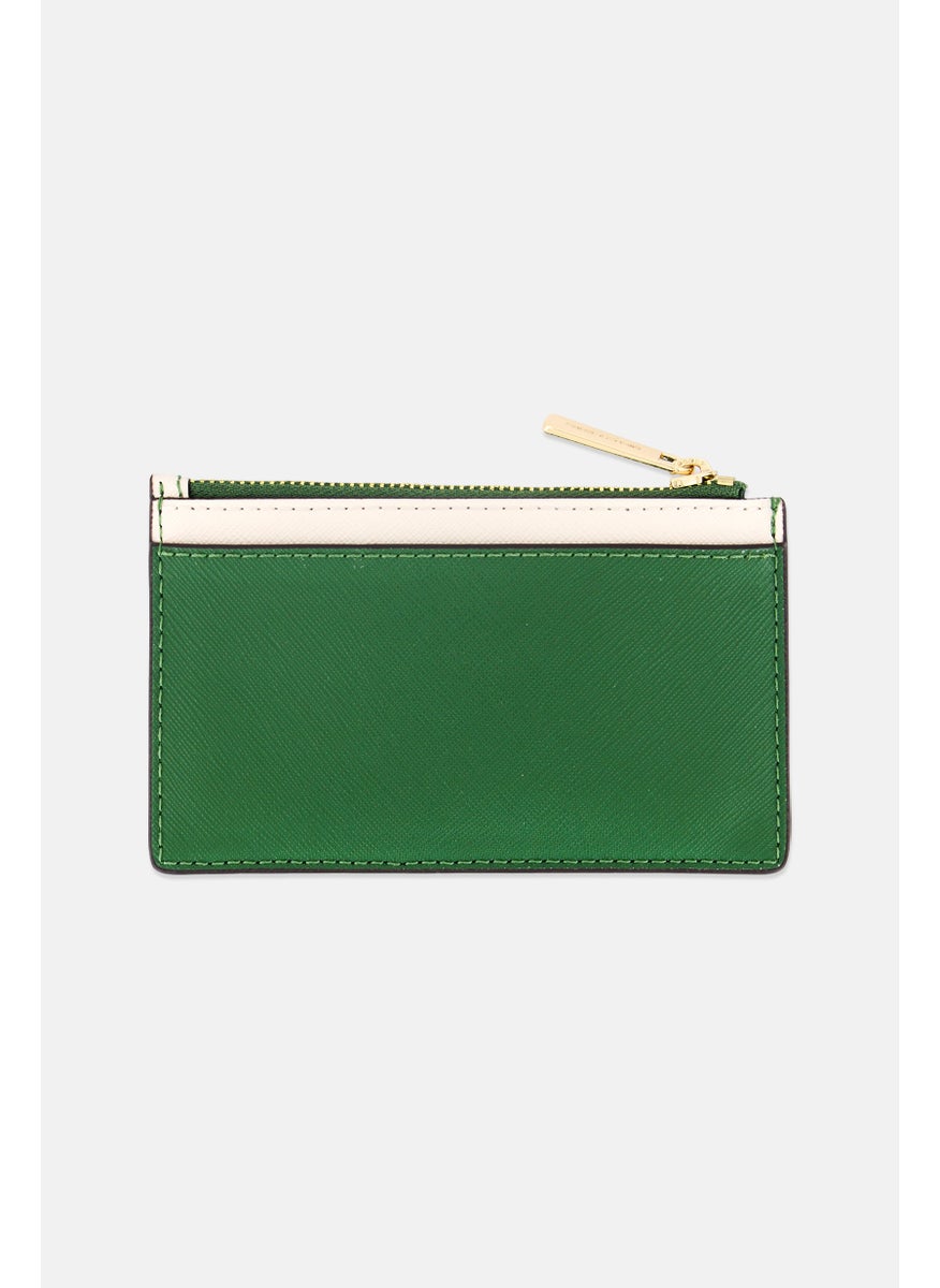 Women Brand Logo Wallets 13 L x 8 H x 1 W cm, Green